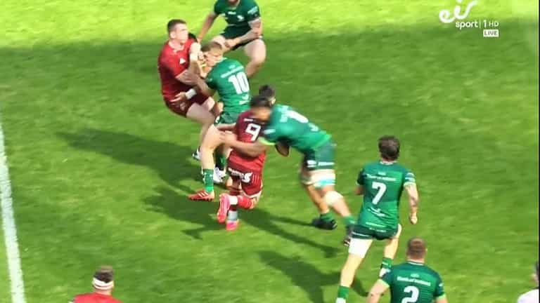 Abraham Papali’i shown straight red card for crunching tackle on Conor Murray Abraham Papali’i shown straight red card for crunching tackle on Conor Murray