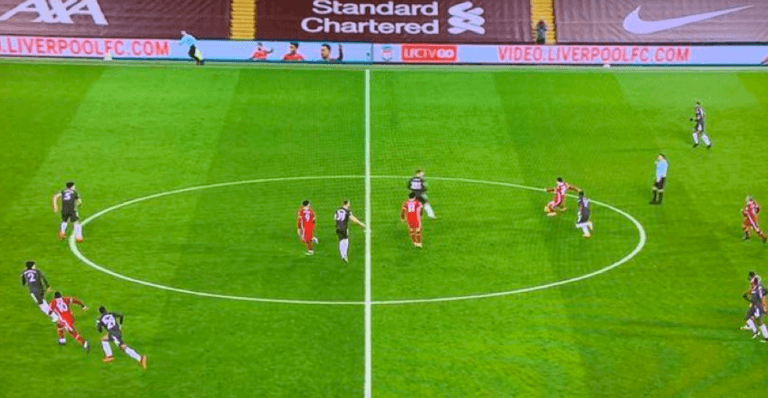 Liverpool fans complain at timing of half-time whistle in Man Utd draw Liverpool fans complain at timing of half-time whistle in Man Utd draw