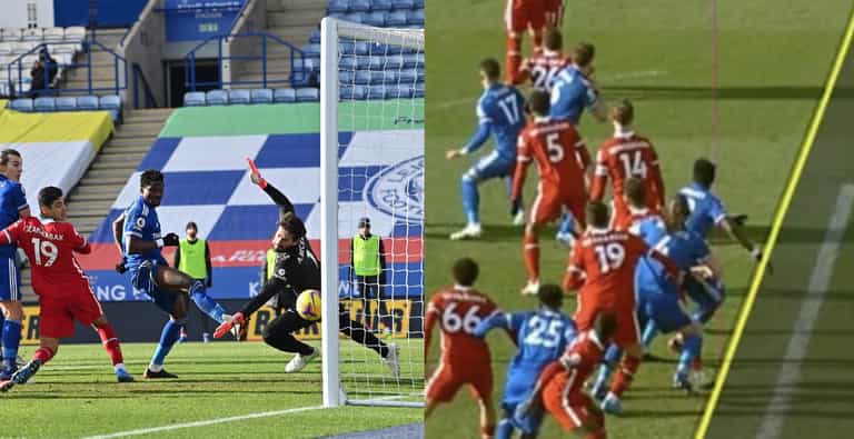 Liverpool fans furious at VAR call that triggered their Leicester collapse Liverpool fans furious at VAR call that triggered their Leicester collapse