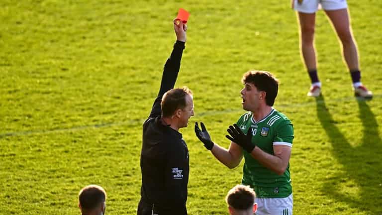 WATCH: “Incredibly harsh” red card for Limerick versus Wexford upheld after appeal