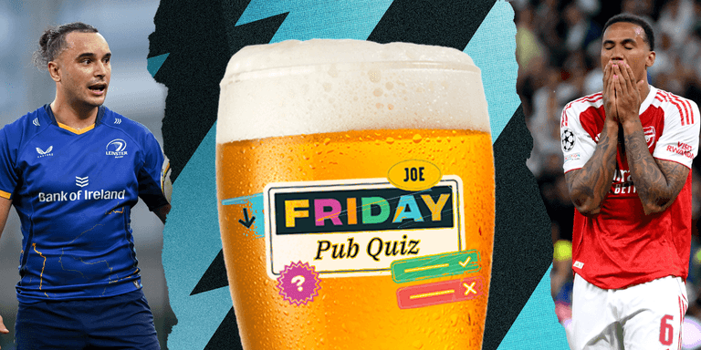 The SportsJOE Friday Pub Quiz: Week 145 The SportsJOE Friday Pub Quiz: Week 145